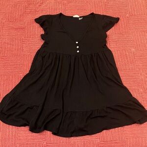 See You Monday women’s medium little Black Mini Dress (lbd)